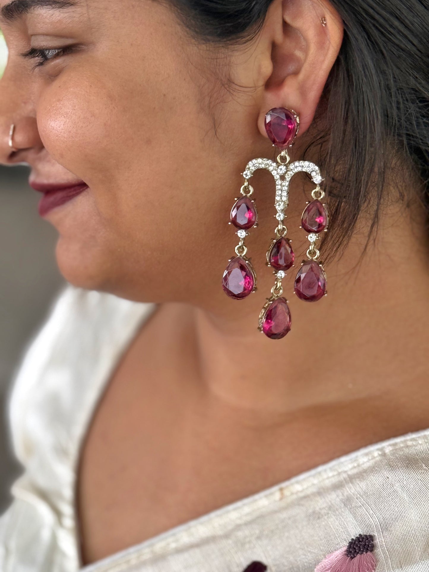 Pink danglers