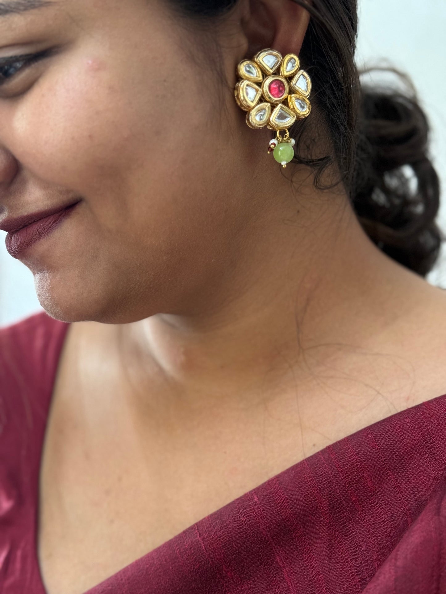 Rani pendant and earring set